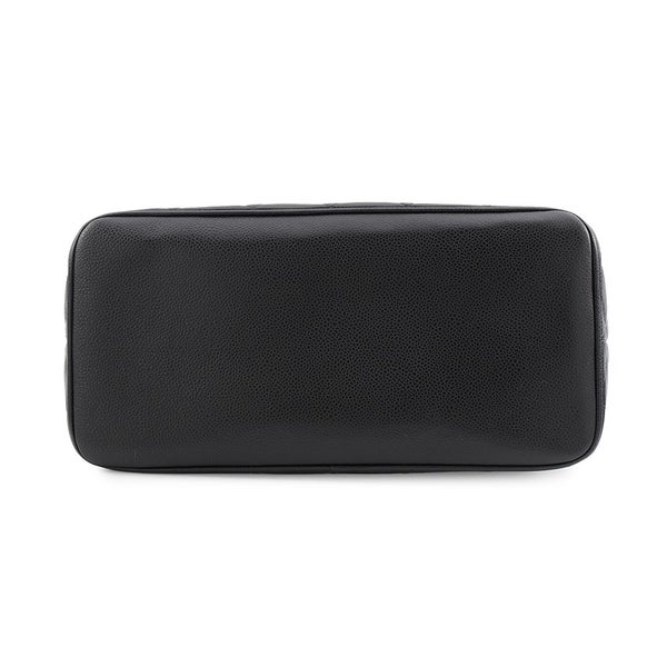 シャネル トートバッグ 復刻トート ココマーク キャビアスキン A01804 CHANEL バッグ マトラッセ キルティング 黒