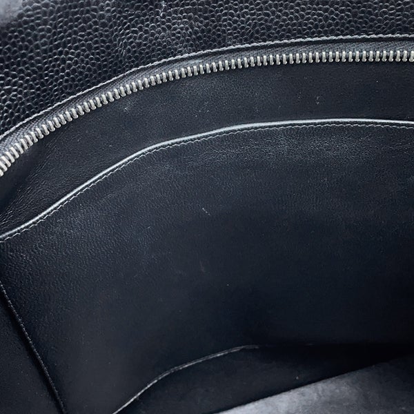 シャネル トートバッグ 復刻トート ココマーク キャビアスキン A01804 CHANEL バッグ マトラッセ キルティング 黒