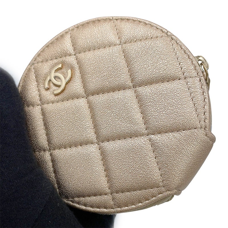 シャネル ノベルティ コインケース Airpodsproケース ラムスキン CHANEL 2024年イヤーズギフト