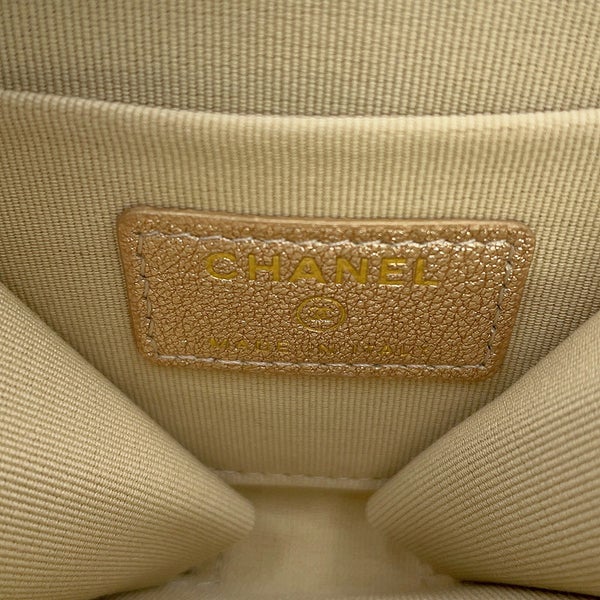 シャネル ノベルティ コインケース Airpodsproケース ラムスキン CHANEL 2024年イヤーズギフト