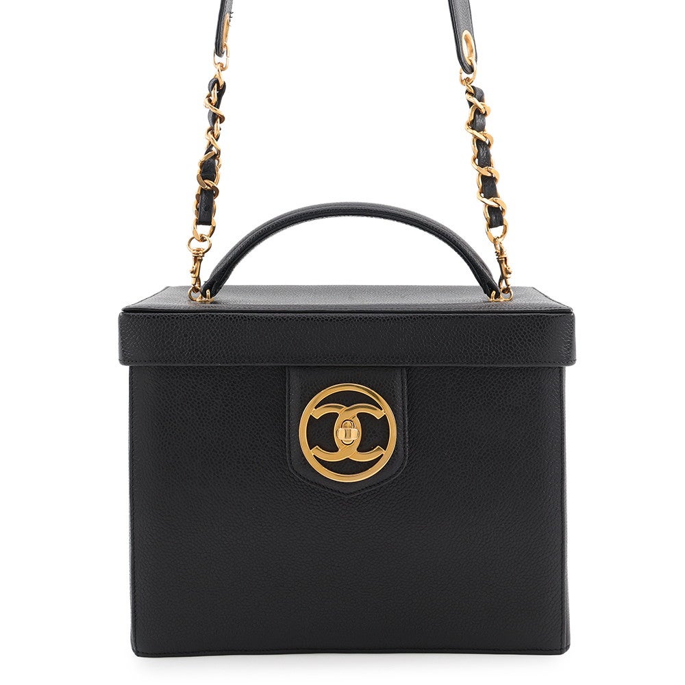 シャネル バニティバッグ ココマーク キャビアスキン A01999 CHANEL