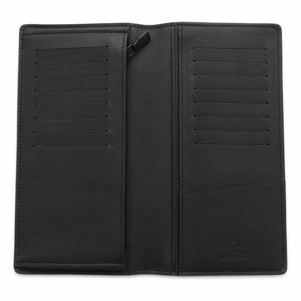 ルイヴィトン 長財布 モノグラム・シャドウ ポルトフォイユ・ブラザ M62900 ヴィトン ブラック 黒