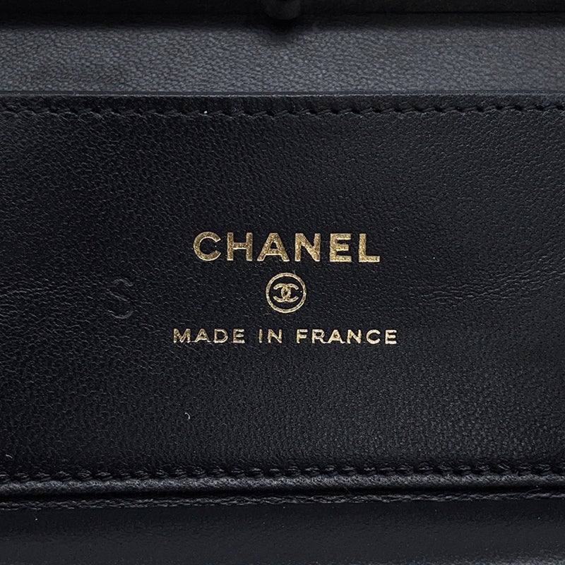 シャネル チェーンショルダーバッグ ミノディエール ボーイシャネル  ラムスキン AP2884 CHANEL 黒 セール品