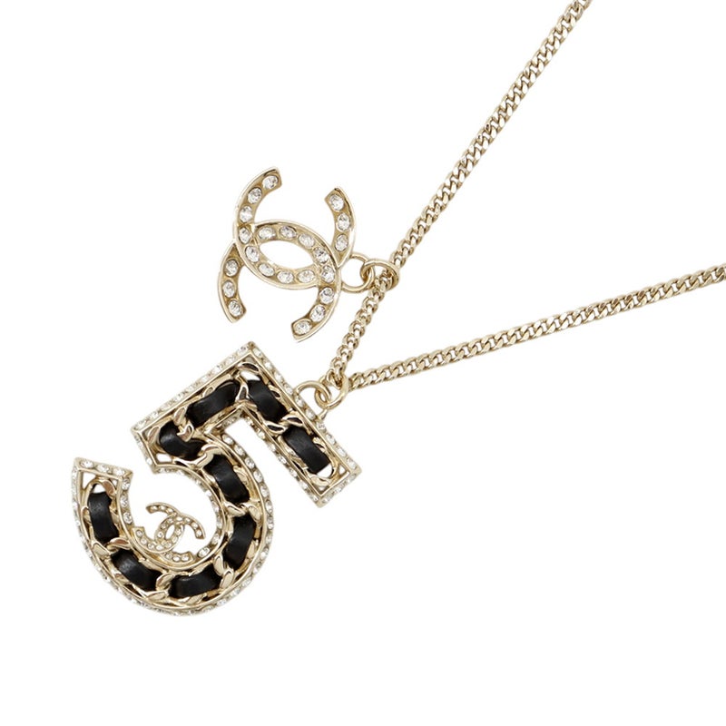 シャネル ネックレス ココマーク No.5 メタル ラインストーン B23P CHANEL アクセサリー
