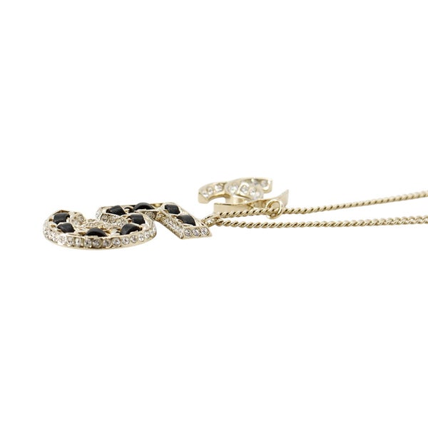 シャネル ネックレス ココマーク No.5 メタル ラインストーン B23P CHANEL アクセサリー