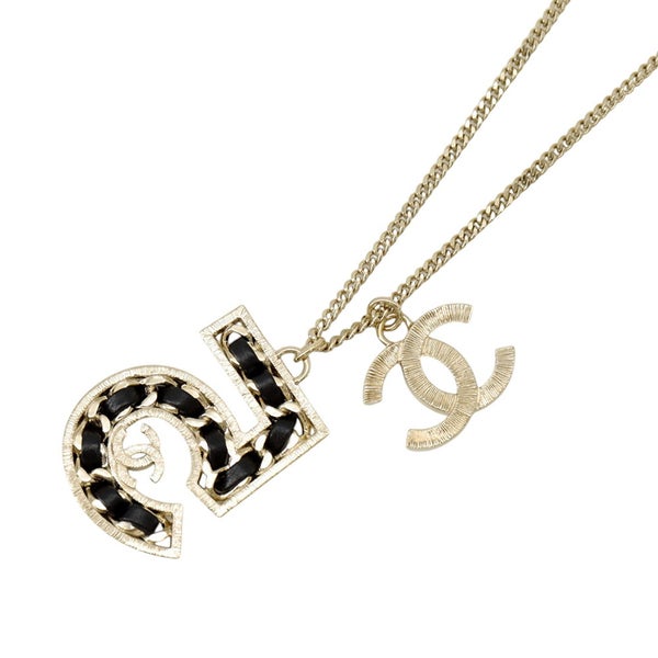 シャネル ネックレス ココマーク No.5 メタル ラインストーン B23P CHANEL アクセサリー