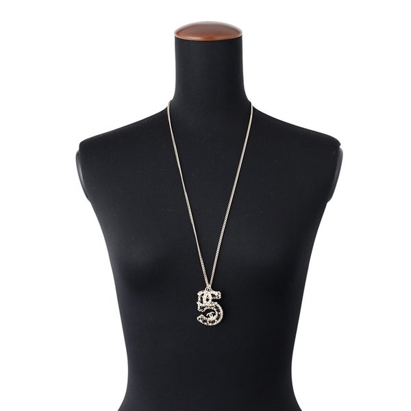 シャネル ネックレス ココマーク No.5 メタル ラインストーン B23P CHANEL アクセサリー