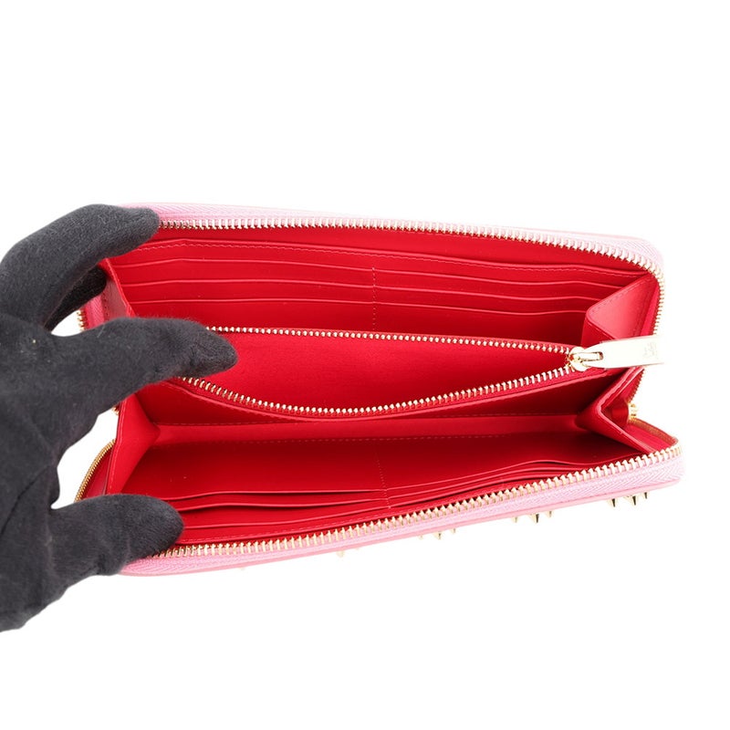 クリスチャン・ルブタン 長財布 W パネトーネ スタッズ ラウンドファスナー ウォレット 32450176372 Christian Louboutin