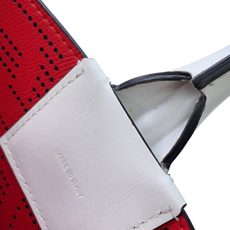 クリスチャン・ルブタン トートバッグ カバロウ テクノ カーフレザー 1235143 Christian Louboutin ２wayショルダー 白
