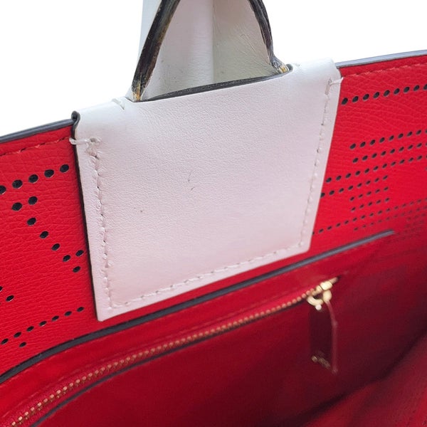 クリスチャン・ルブタン トートバッグ カバロウ テクノ カーフレザー 1235143 Christian Louboutin ２wayショルダー 白