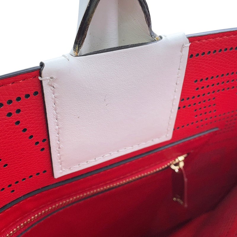 クリスチャン・ルブタン トートバッグ カバロウ テクノ カーフレザー 1235143 Christian Louboutin ２wayショルダー 白