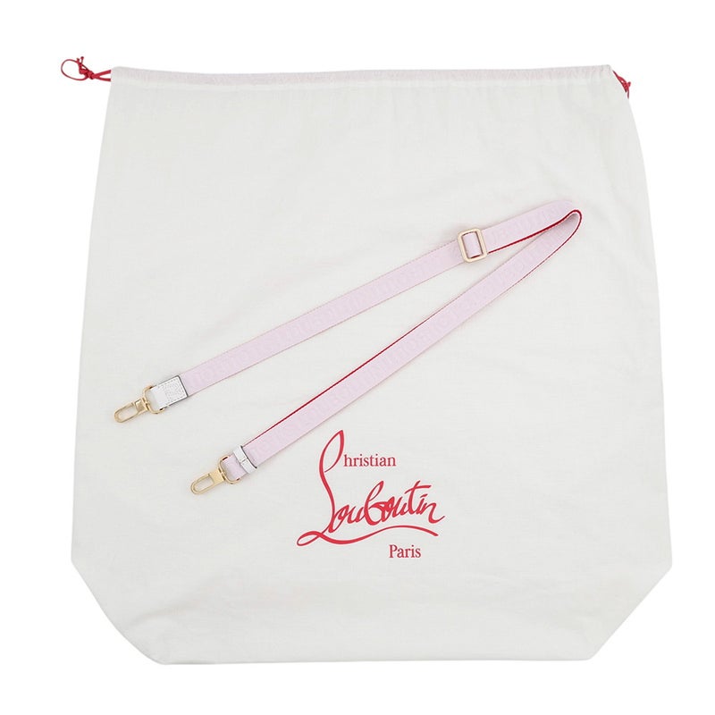 クリスチャン・ルブタン トートバッグ カバロウ テクノ カーフレザー 1235143 Christian Louboutin ２wayショルダー 白