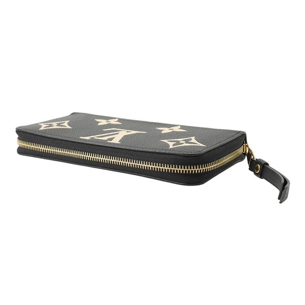 ルイヴィトン 長財布 バイカラー モノグラム・アンプラント ジッピー・ウォレット M80481 LOUIS VUITTON 黒 ブラック