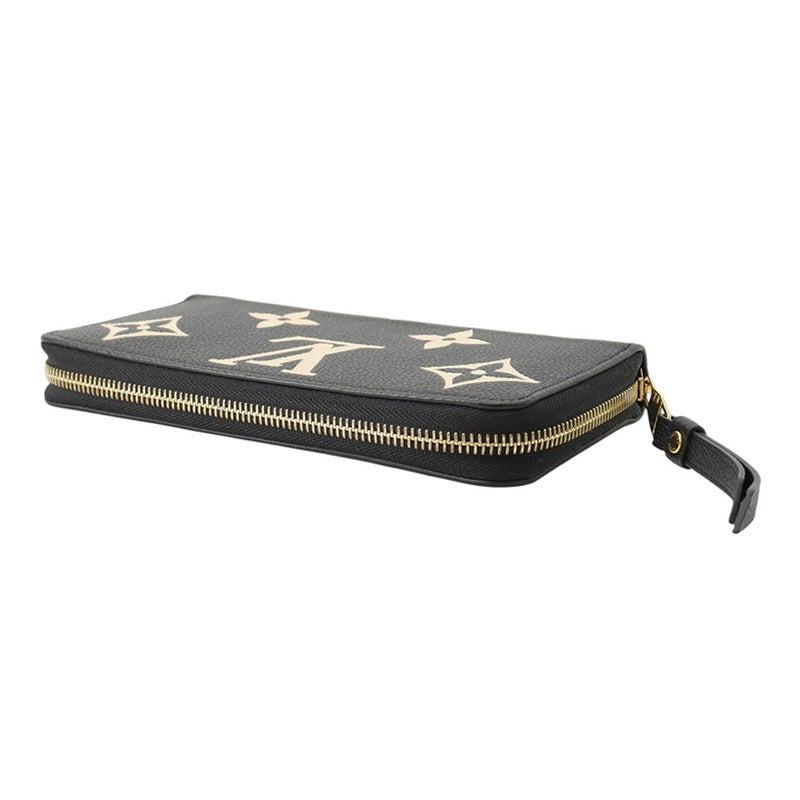 ルイヴィトン 長財布 バイカラー モノグラム・アンプラント ジッピー・ウォレット M80481 LOUIS VUITTON 黒 ブラック
