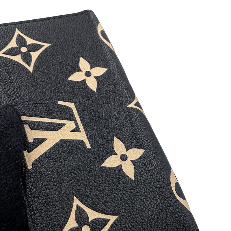 ルイヴィトン 長財布 バイカラー モノグラム・アンプラント ジッピー・ウォレット M80481 LOUIS VUITTON 黒 ブラック