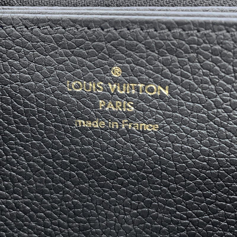 ルイヴィトン 長財布 バイカラー モノグラム・アンプラント ジッピー・ウォレット M80481 LOUIS VUITTON 黒 ブラック