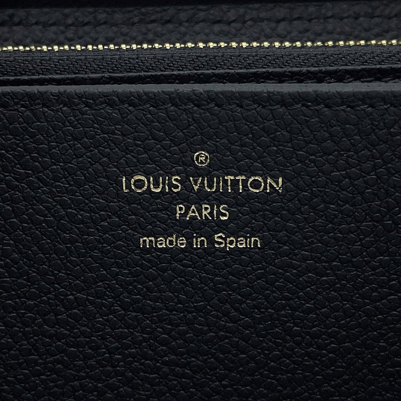 ルイヴィトン 長財布 モノグラム・アンプラント ジッピー・ウォレット M61864 LOUIS VUITTON ブラック 黒