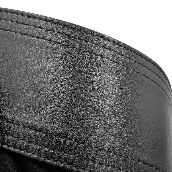 ルイヴィトン ベルト トレンチ シワ加工レザー 65MM M4531Z LOUIS VUITTON 黒 ブラック