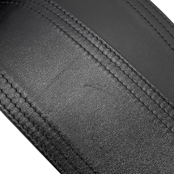 ルイヴィトン ベルト トレンチ シワ加工レザー 65MM M4531Z LOUIS VUITTON 黒 ブラック