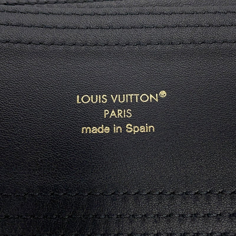 ルイヴィトン ベルト トレンチ シワ加工レザー 65MM M4531Z LOUIS VUITTON 黒 ブラック