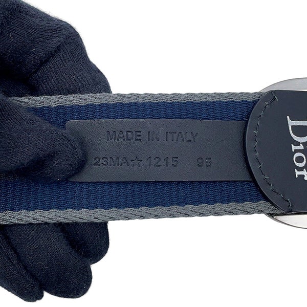 クリスチャン・ディオール ベルト CD Icon  ベルト スリートーン 35MM ナイロン サイズ95 4582PDTRI Christian Dior
