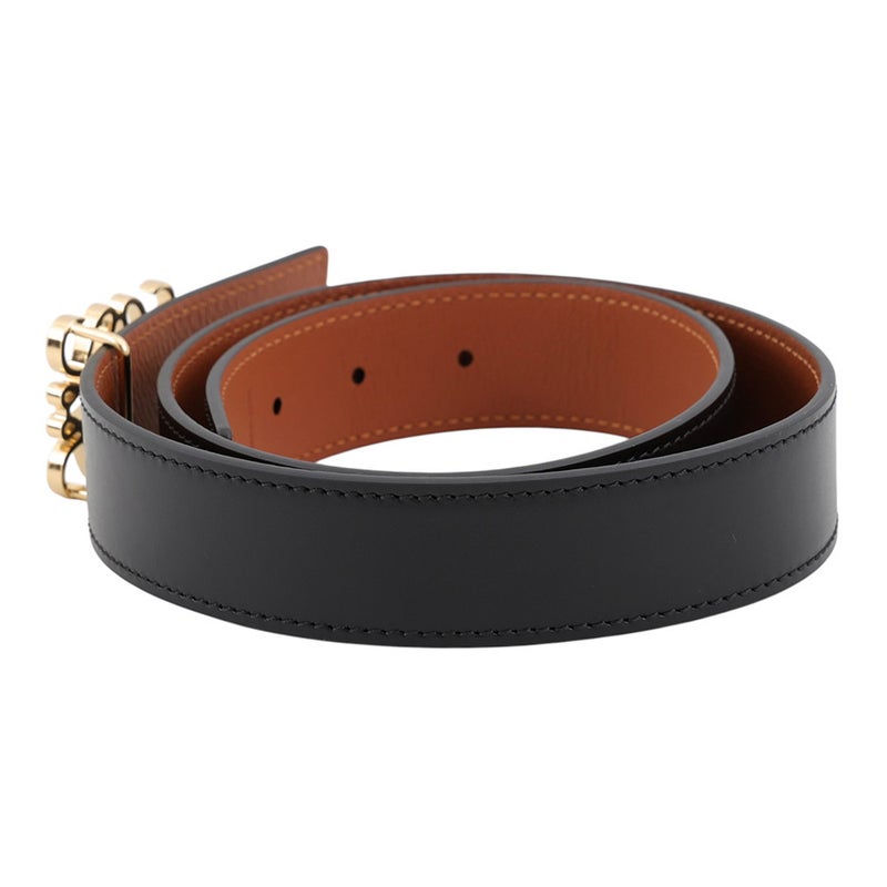 ロエベ ベルト アナグラム リバーシブル レザー 32MM サイズ80 LOEWE 黒 ブラウン