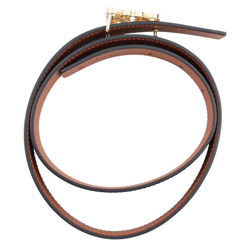 ロエベ ベルト アナグラム リバーシブル レザー 32MM サイズ80 LOEWE 黒 ブラウン
