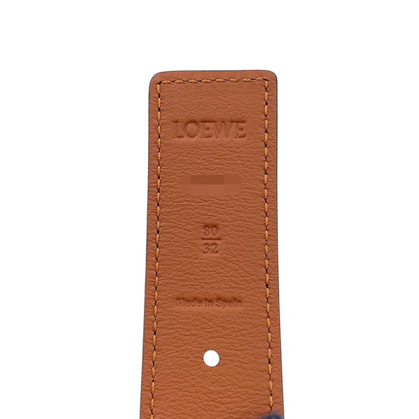 ロエベ ベルト アナグラム リバーシブル レザー 32MM サイズ80 LOEWE 黒 ブラウン