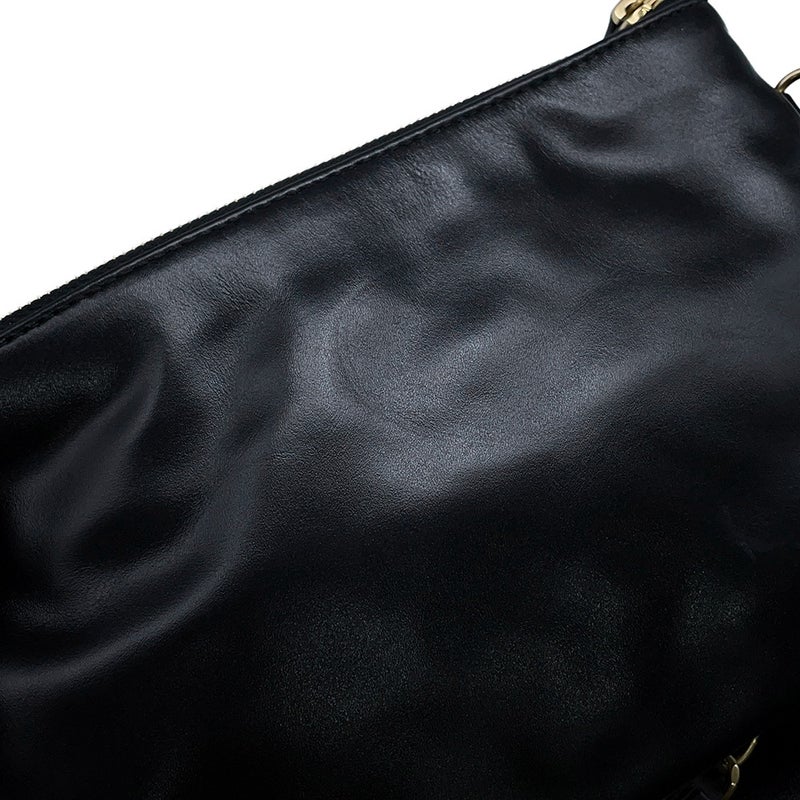 シャネル ハンドバッグ CHANEL 22 マトラッセ スモール シャイニーカーフレザー AS3260 CHANEL ポーチ付き 黒