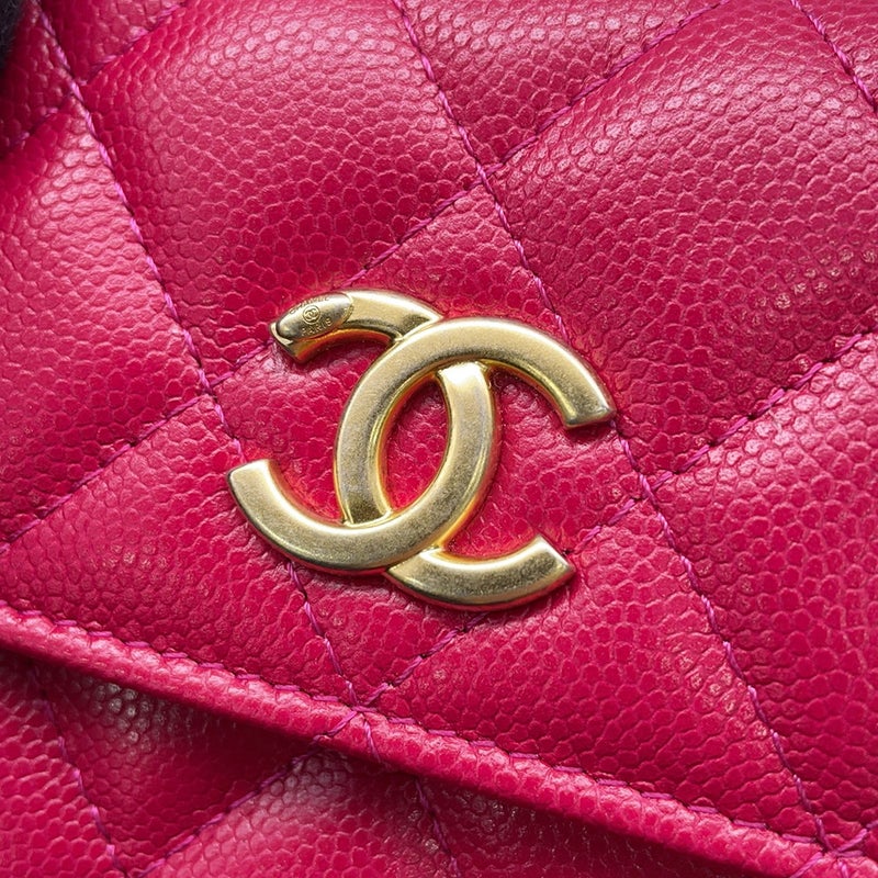 シャネル  チェーンショルダーバッグ ミニ ココマーク キャビアスキン AP2857 CHANEL バッグ