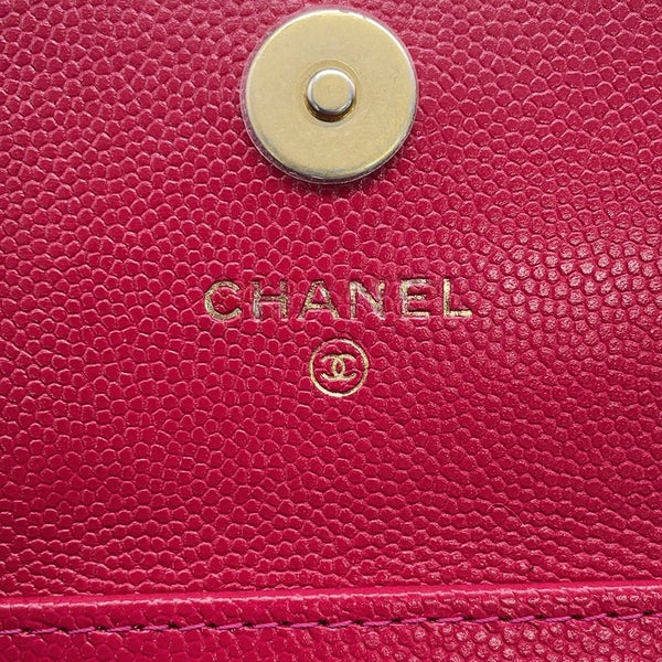 シャネル  チェーンショルダーバッグ ミニ ココマーク キャビアスキン AP2857 CHANEL バッグ