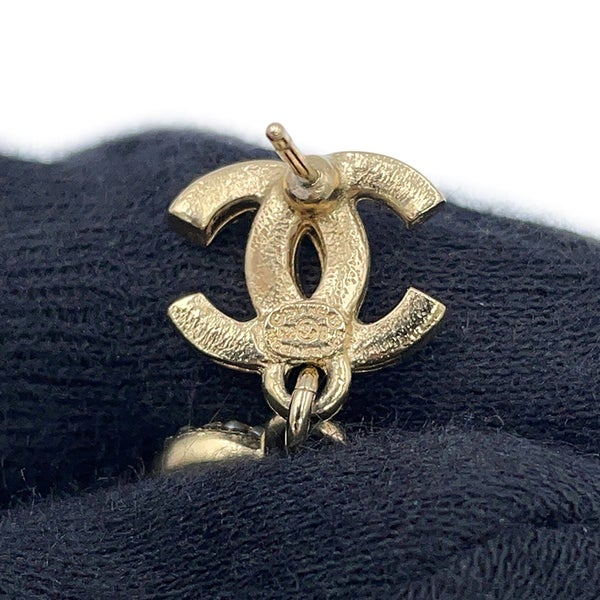 シャネル ピアス ココマーク ハート ラインストーン フェイクパール P22B AB9398 CHANEL アクセサリー