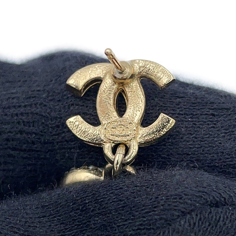シャネル ピアス ココマーク ハート ラインストーン フェイクパール P22B AB9398 CHANEL アクセサリー