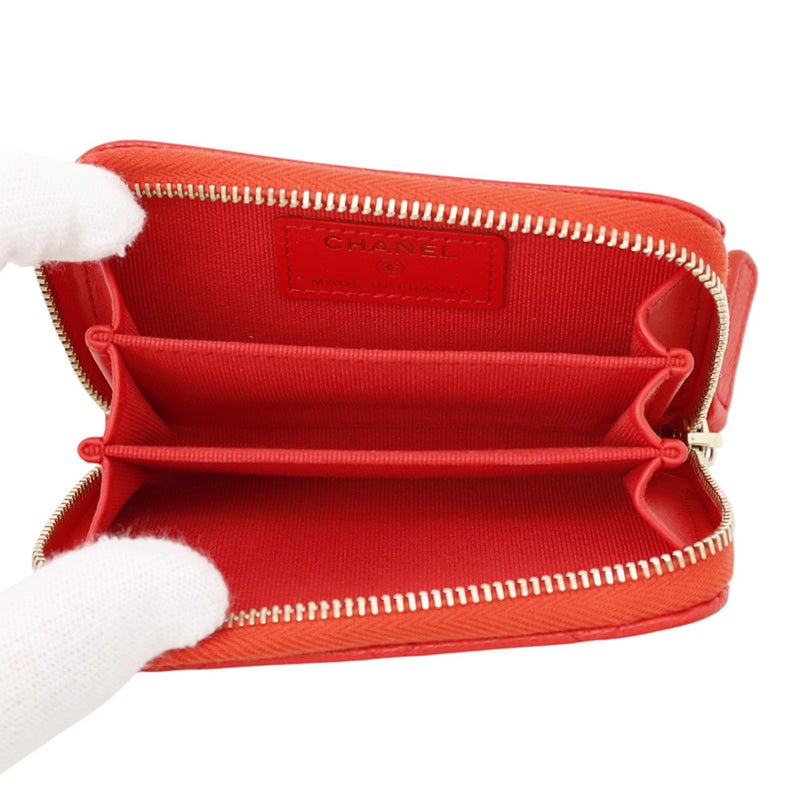シャネル コインケース マトラッセ ココマーク クラシック ジップコインパース キャビアスキン AP0216 CHANEL 財布 小銭入れ