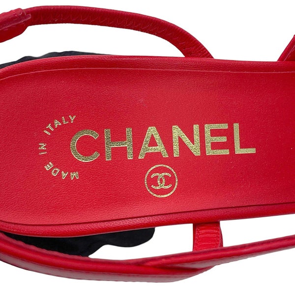 シャネル パンプス  スリングバック ラムスキン レディースサイズ38C G39220 CHANEL 靴