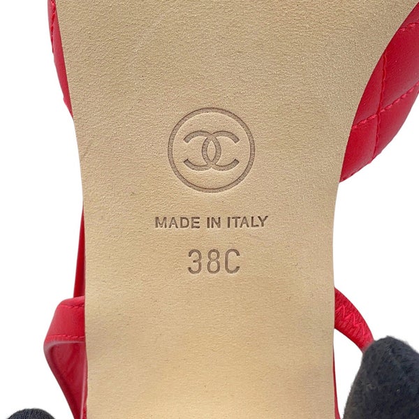 シャネル パンプス  スリングバック ラムスキン レディースサイズ38C G39220 CHANEL 靴