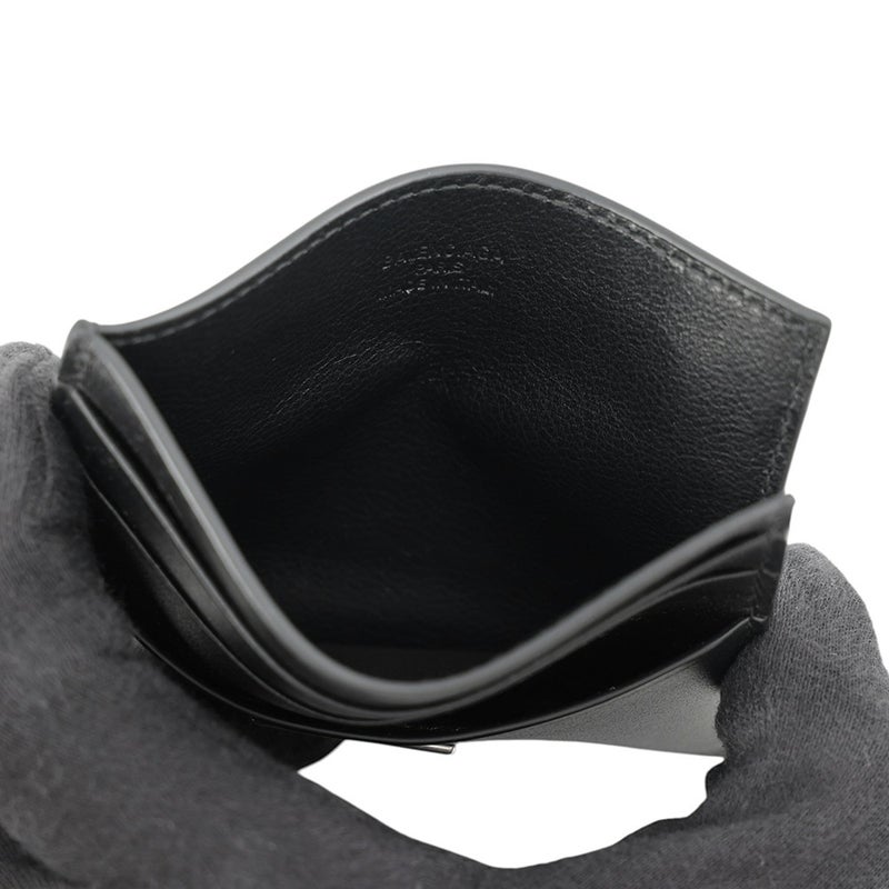 バレンシアガ カードケース ロデオ カードホルダー スムースカーフレザー 822587 BALENCIAGA 黒 財布