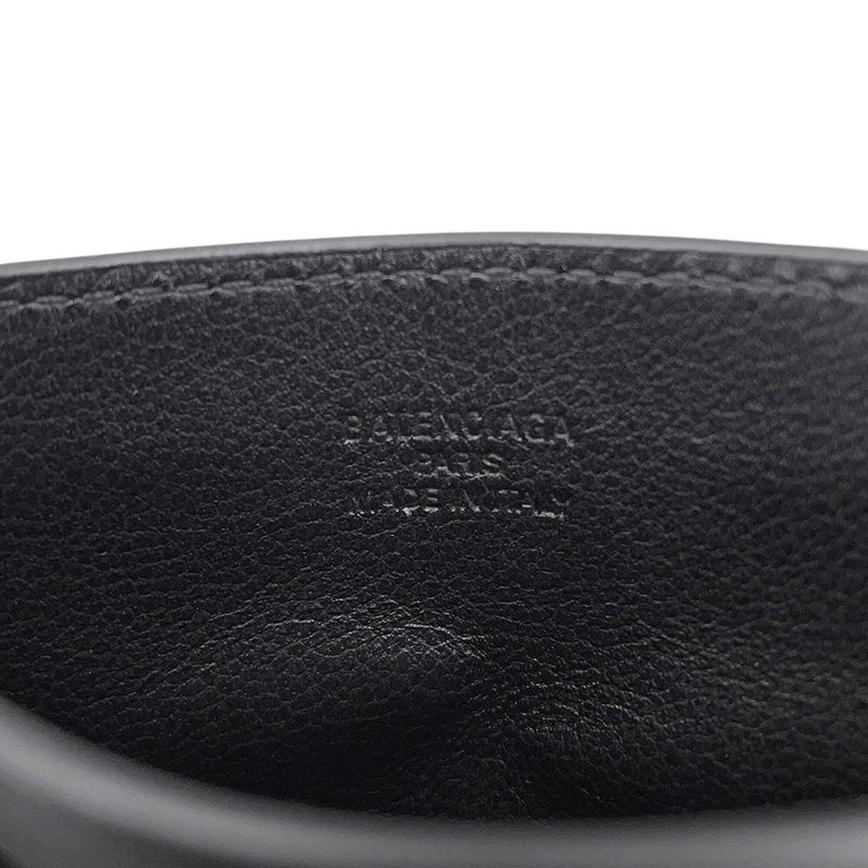 バレンシアガ カードケース ロデオ カードホルダー スムースカーフレザー 822587 BALENCIAGA 黒 財布