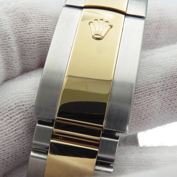 ロレックス デイトジャスト II SS/K18YG ランダムシリアル ルーレット 116333 ROLEX 腕時計 スレート文字盤