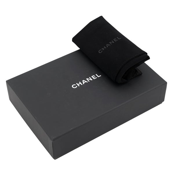 シャネル チェーンウォレット CHANEL19 ココマーク マトラッセ シャイニーラムスキン AP3267 CHANEL 財布 黒