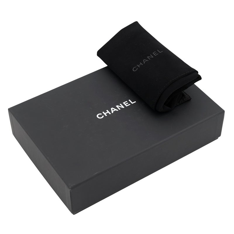 シャネル チェーンウォレット CHANEL19 ココマーク マトラッセ シャイニーラムスキン AP3267 CHANEL 財布 黒