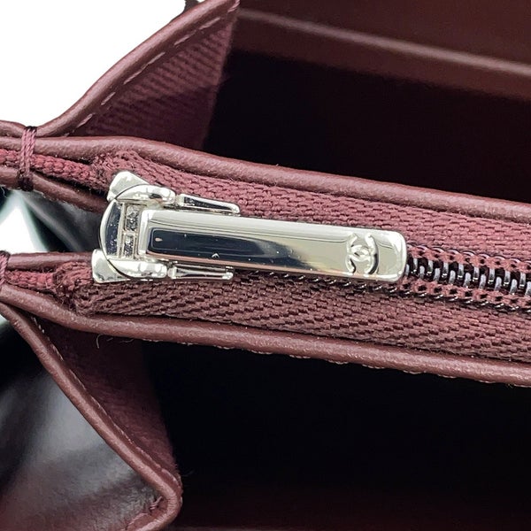 シャネル 長財布 マトラッセ ココマーク クラシック ロング ジップウォレット キャビアスキン AP0242 CHANEL 黒