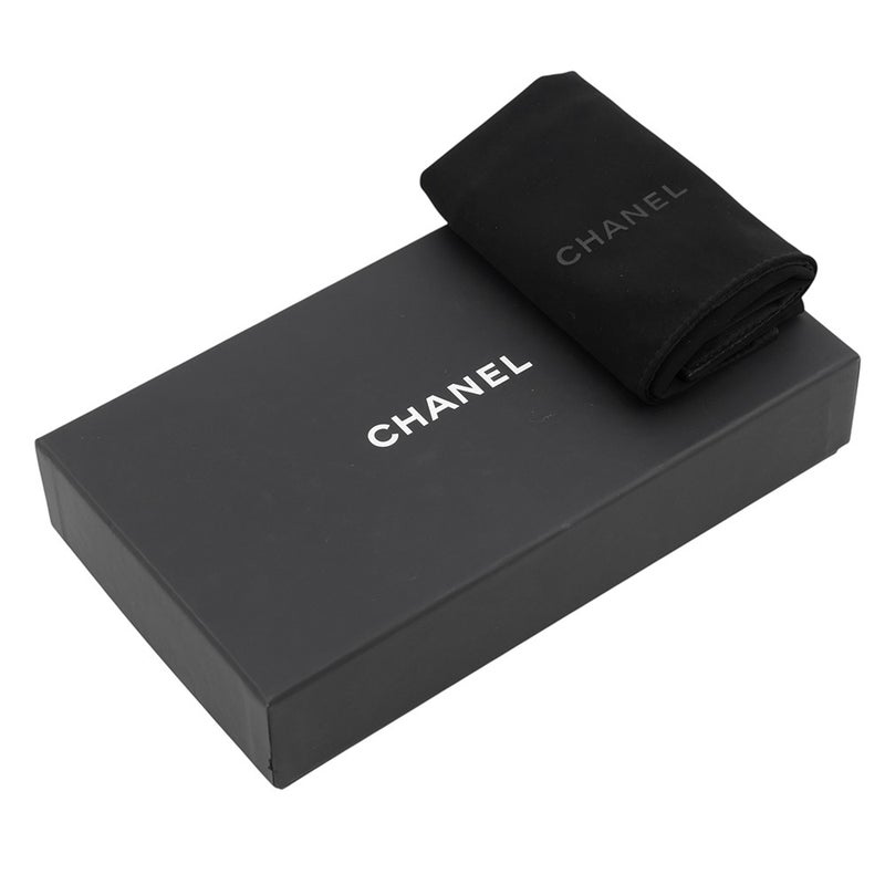 シャネル 長財布 マトラッセ ココマーク クラシック ロング ジップウォレット キャビアスキン AP0242 CHANEL 黒