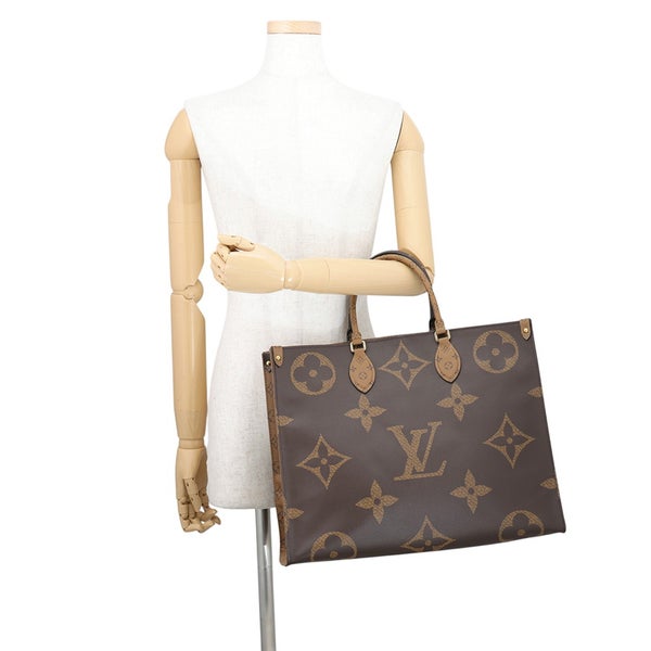 ルイヴィトン ショルダーバッグ モノグラム・リバース ジャイアント オンザゴーGM M44576 LOUIS VUITTON 2way