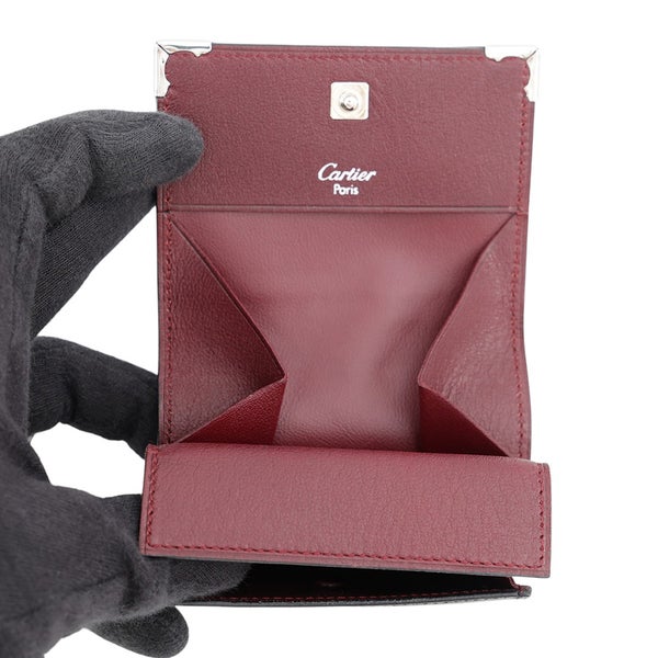 カルティエ コインケース マスト ドゥ スクエア コインケース レザー L3000571 Cartier 財布 黒