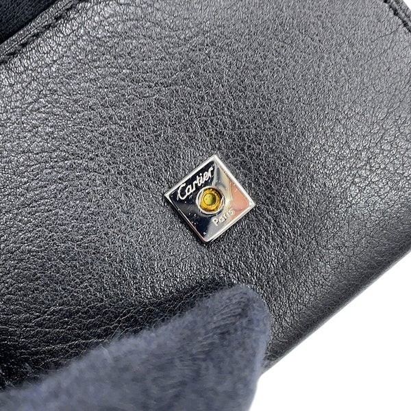 カルティエ コインケース マスト ドゥ スクエア コインケース レザー L3000571 Cartier 財布 黒