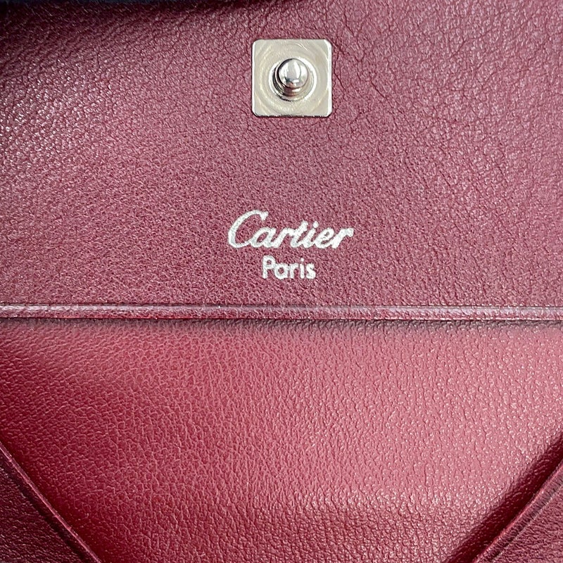 カルティエ コインケース マスト ドゥ スクエア コインケース レザー L3000571 Cartier 財布 黒