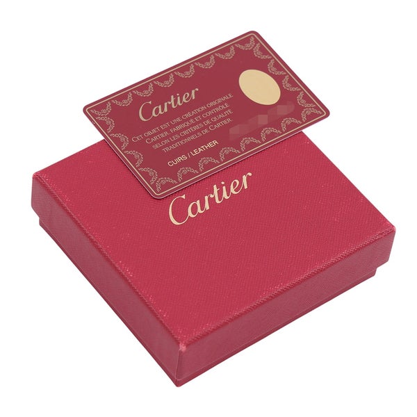カルティエ コインケース マスト ドゥ スクエア コインケース レザー L3000571 Cartier 財布 黒