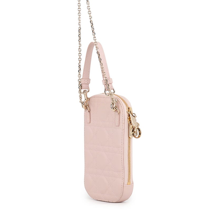 クリスチャン・ディオール スマホケース レディディオール Call'in Dior フォンホルダー カナージュ ラムスキン S0872ONMJ