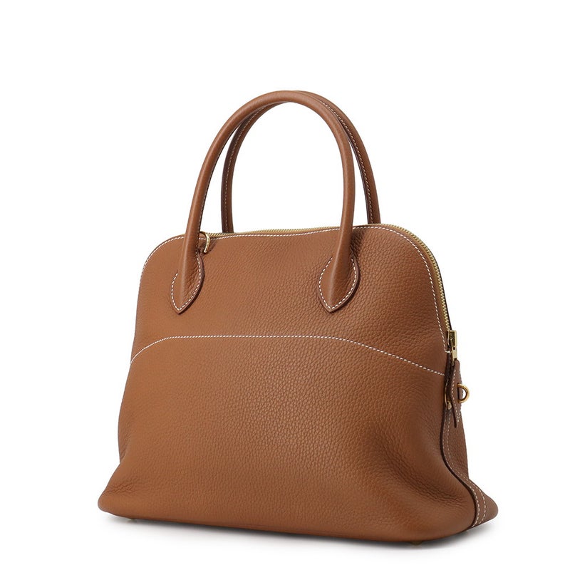 エルメス ハンドバッグ ボリード31 ゴールド/ゴールド金具 トリヨンクレマンス D刻印 HERMES 2wayショルダーバッグ